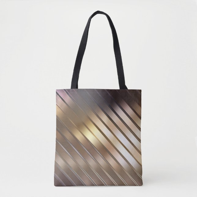 Diagonal golden abstract elegant background. tote bag (Front)