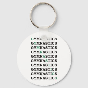 Diagonal Gymnastics Key Ring