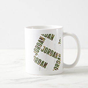 Diagonal Jordan Pattern Camo Pattern Camouflage  Coffee Mug