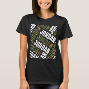 Diagonal Jordan Pattern Camo Pattern Camouflage  T-Shirt