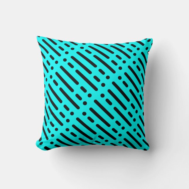 Diagonal, line, line art cushion (Front)
