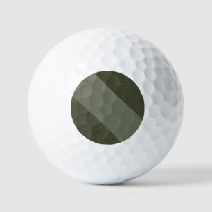 Diagonal Moss Green Custom Golf Ball