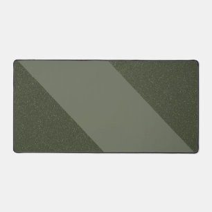 Diagonal Moss Green Desk Mat – Customisable