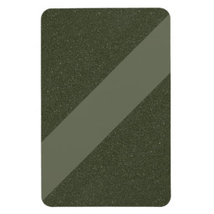 Diagonal Moss Green Modern Magnet – Customisable