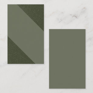 Diagonal Moss Green Textured Card – Customisable