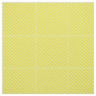 Diagonal pinstripes - mustard yellow and white fabric