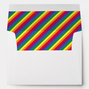 Diagonal Rainbow Pattern Envelope
