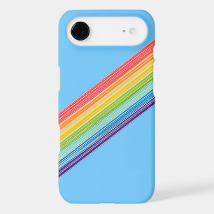 Diagonal rainbow stripes