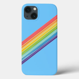 Diagonal rainbow stripes Case-Mate iPhone case