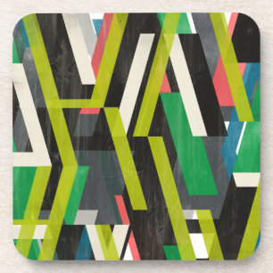 Diagonal Slipstream Pattern Coaster