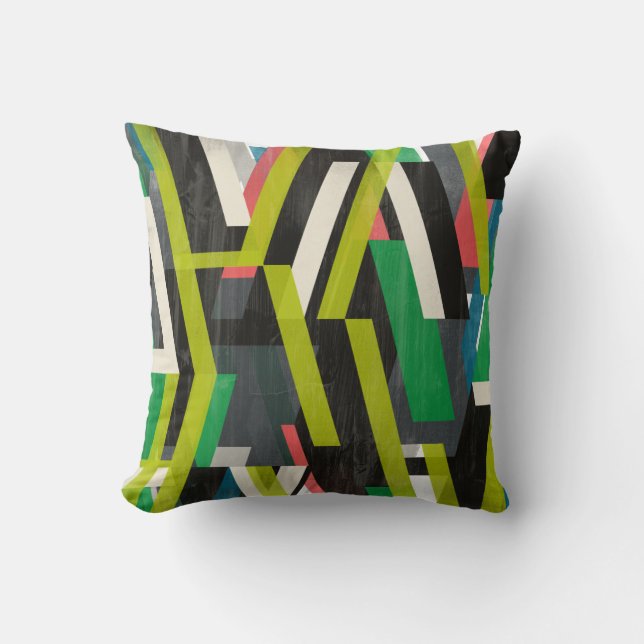 Diagonal Slipstream Pattern Cushion (Front)