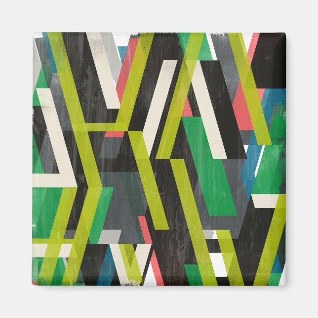 Diagonal Slipstream Pattern Magnet (Front)