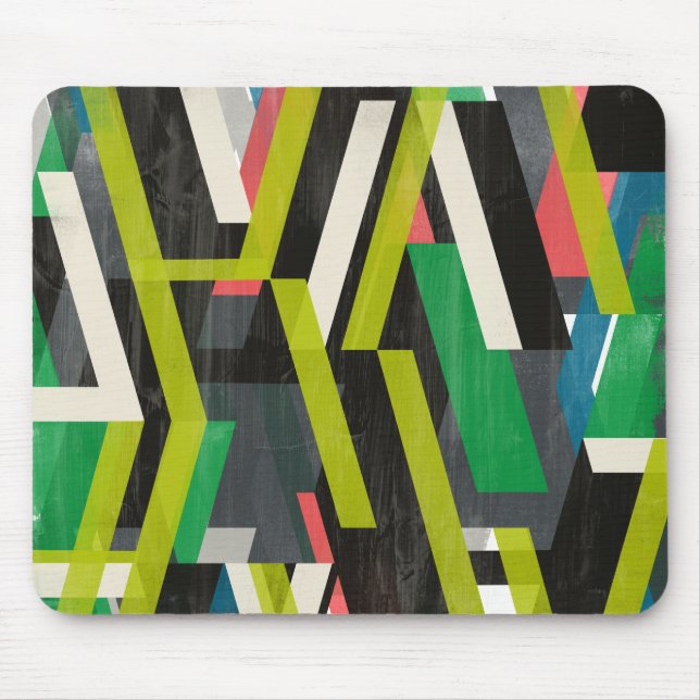 Diagonal Slipstream Pattern Mouse Pad (Front)
