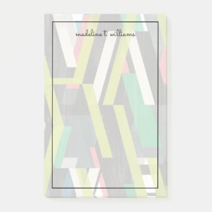 Diagonal Slipstream Pattern Post-it Notes