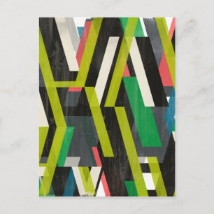 Diagonal Slipstream Pattern Postcard