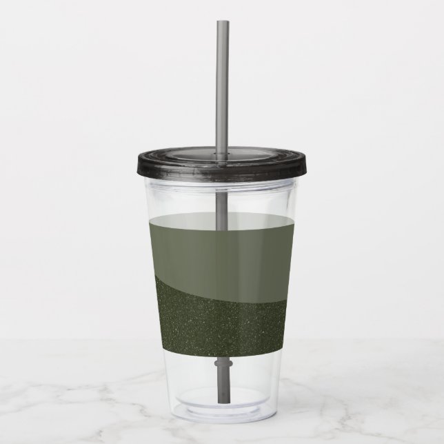 Diagonal Split Noise & Smooth Tumbler – Customise (Front)