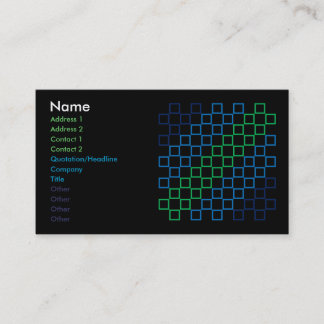 Diagonal stripe colour spectrum pattern b card