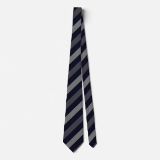 Diagonal Stripe Pattern in Black, Charcoal, and Gr Tie