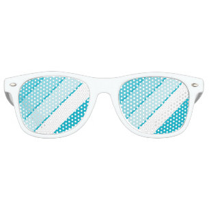 diagonal striped retro sunglasses