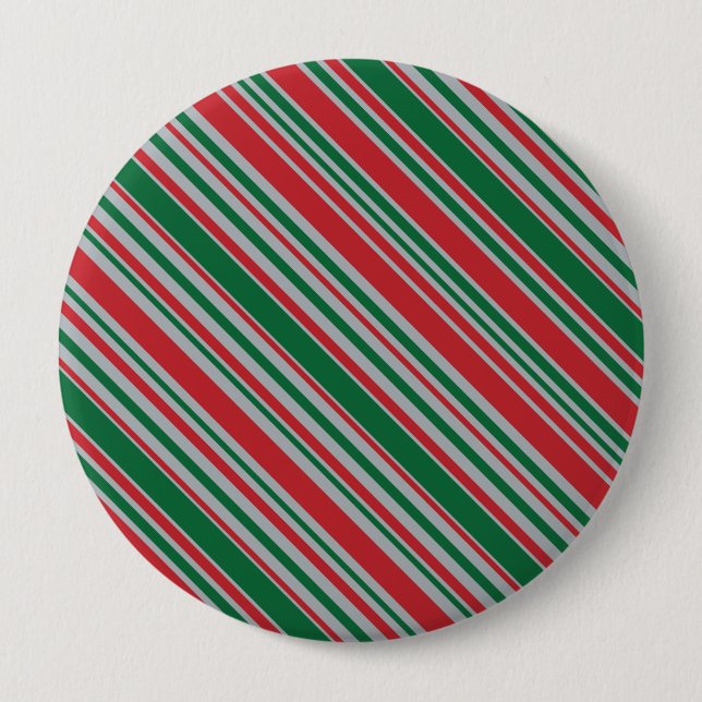 Diagonal stripes background 10 cm round badge (Front)