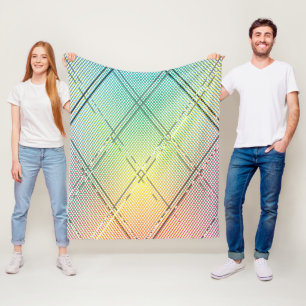 Diagonal stripes background 12 fleece blanket