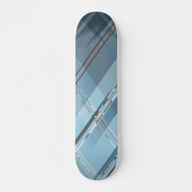 Diagonal stripes background 4 skateboard (Front)