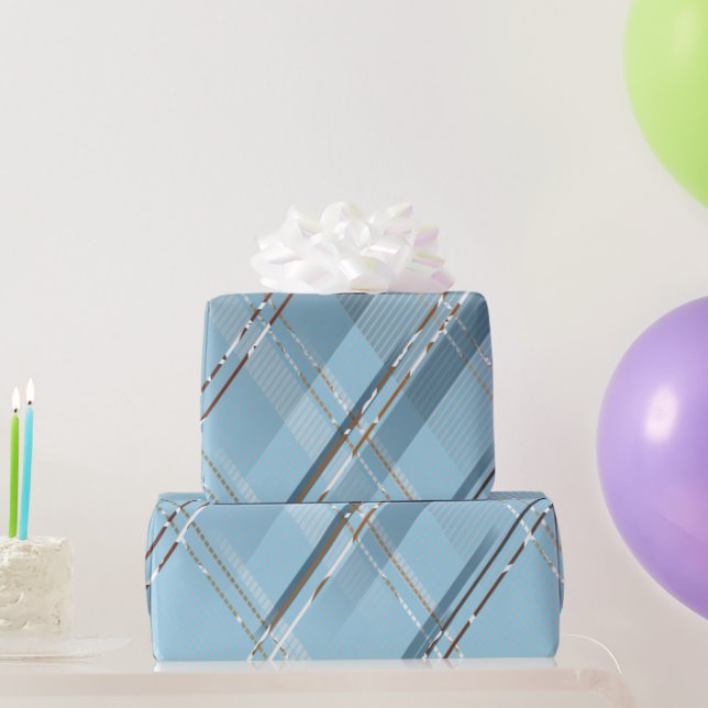 Diagonal stripes background 4 wrapping paper (Party Gifts)