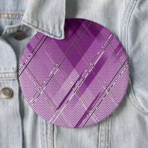 Diagonal stripes background 8 6 cm round badge