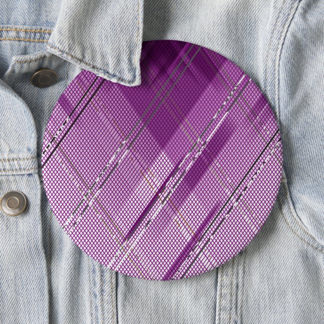Diagonal stripes background 8 6 cm round badge (In Situ)