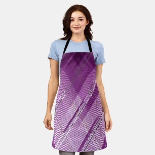 Diagonal stripes background 8 apron