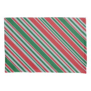 Diagonal stripes background pillowcase