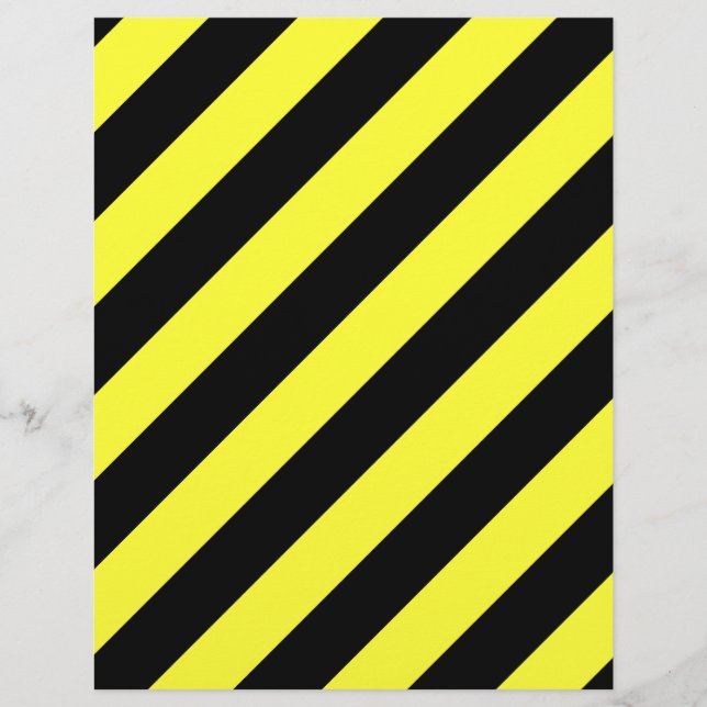 diagonal stripes black and yellow (Front)