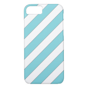 diagonal stripes light blue iPod touch (5th genera iPhone 8/7 Case