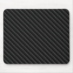 Diagonal Tightly Woven Carbon Fibre Texture Mouse Pad