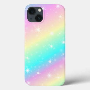 Diagonal Unicorn Pastel Rainbow Colour  iPhone 13 Case