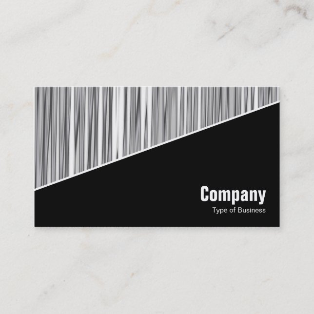 Diagonal V3 - Black - Abstract 130716(02) Business Card (Front)