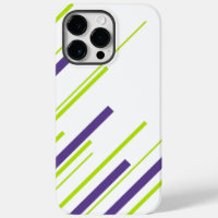 Diagonals in Lime Green and Purple