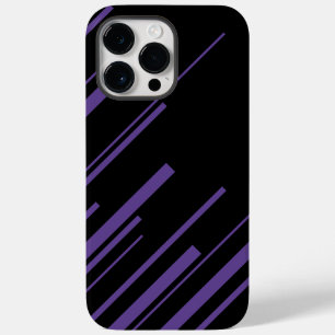 Diagonals in Purple and Black Case-Mate iPhone 14 Pro Max Case