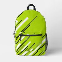 Diagonals - Lime Green