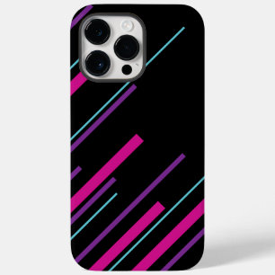 Diagonals - Pink, Purple, Blue and Black Case-Mate iPhone 14 Pro Max Case