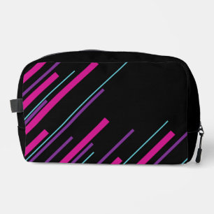 Diagonals - Pink, Purple, Blue and Black Dopp Kit