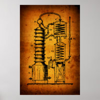 DIAGRAM of VINTAGE LIQUOR STILL