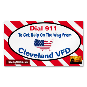Dial 911 To Get Help On The Way Business Cards
