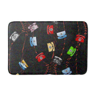 Dial 9 for an outside line. bath mat