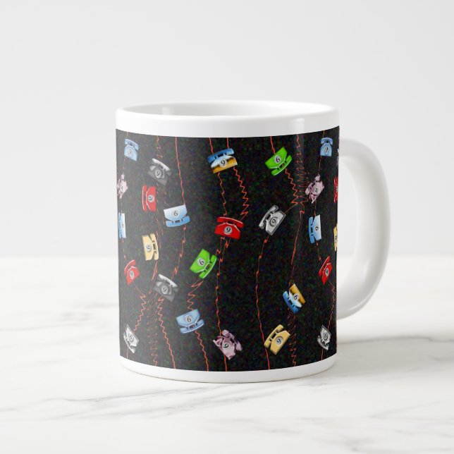 Dial 9 for an outside line. large coffee mug (Front Right)
