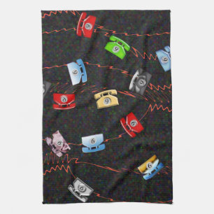 Dial 9 for an outside line. tea towel