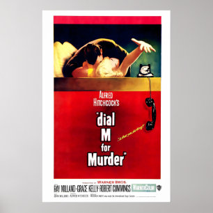 Dial M for Murder 1954 Movie POSTER PRINT A5-A1