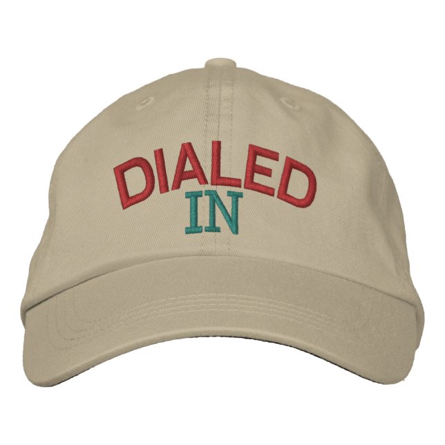 Dialled In by SRF Embroidered Hat (Front)