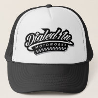 Dialled In Classic Motorcycle Design Hat