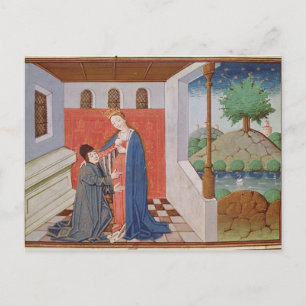 Dialogue between Boethius and Philosophy Postcard